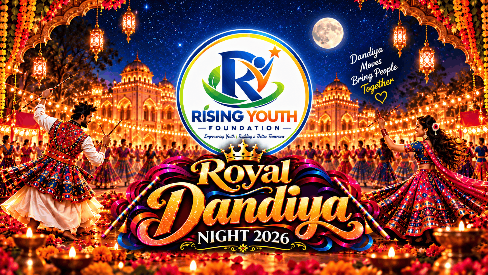Royal Dandiya Night Banner